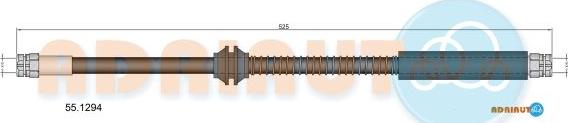 Adriauto 55.1294 - Əyləc şlanqı furqanavto.az