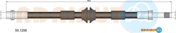 Adriauto 55.1258 - Əyləc şlanqı furqanavto.az