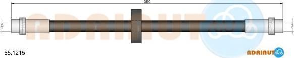 Adriauto 55.1215 - Əyləc şlanqı www.furqanavto.az
