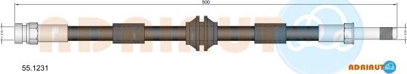 Adriauto 55.1231 - Əyləc şlanqı furqanavto.az