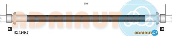 Adriauto 52.1249.2 - Əyləc şlanqı furqanavto.az