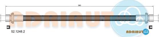 Adriauto 52.1248.2 - Əyləc şlanqı furqanavto.az