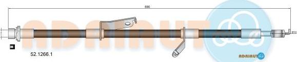 Adriauto 52.1266.1 - Əyləc şlanqı furqanavto.az