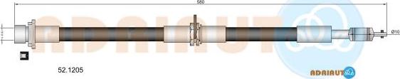 Adriauto 52.1205 - Əyləc şlanqı furqanavto.az