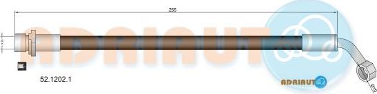 Adriauto 52.1202.1 - Əyləc şlanqı furqanavto.az