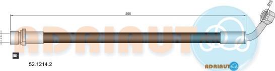 Adriauto 52.1214.2 - Əyləc şlanqı furqanavto.az