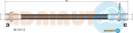 Adriauto 52.1211.2 - Əyləc şlanqı furqanavto.az