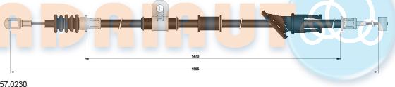 Adriauto 57.0230 - Kabel, dayanacaq əyləci furqanavto.az