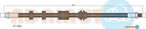 Adriauto 57.1259 - Əyləc şlanqı furqanavto.az