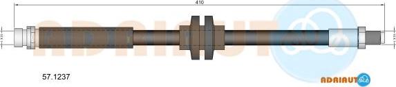 Adriauto 57.1237 - Əyləc şlanqı furqanavto.az