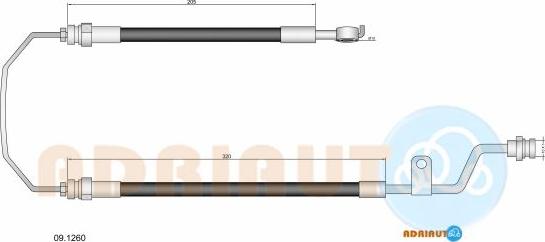 Adriauto 09.1260 - Əyləc şlanqı furqanavto.az