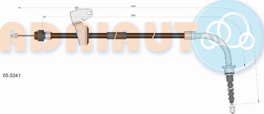 Adriauto 05.0241 - Kabel, dayanacaq əyləci furqanavto.az