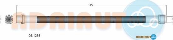 Adriauto 05.1266 - Əyləc şlanqı www.furqanavto.az