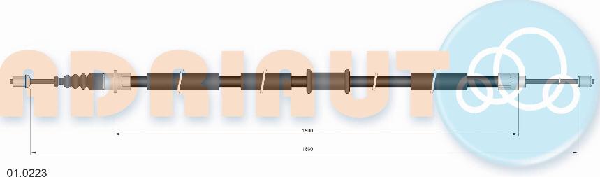 Adriauto 01.0223 - Kabel, dayanacaq əyləci furqanavto.az