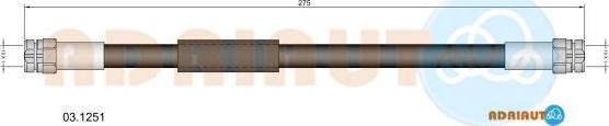 Adriauto 03.1251 - Əyləc şlanqı furqanavto.az