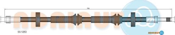 Adriauto 03.1253 - Əyləc şlanqı www.furqanavto.az