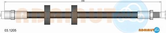 Adriauto 03.1205 - Əyləc şlanqı furqanavto.az