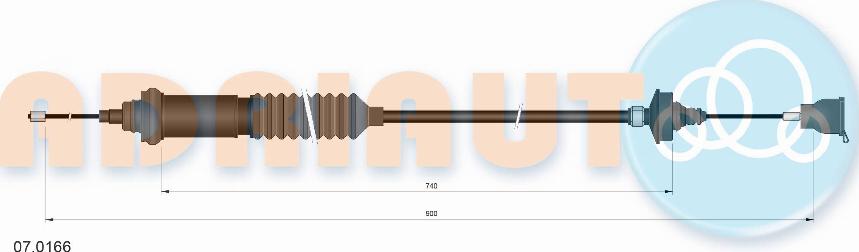 Adriauto 07.0166 - Debriyaj kabeli furqanavto.az