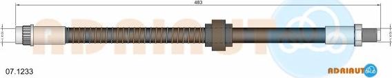 Adriauto 07.1233 - Əyləc şlanqı furqanavto.az