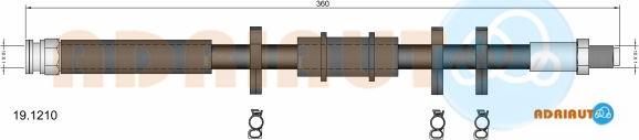 Adriauto 19.1210 - Əyləc şlanqı furqanavto.az