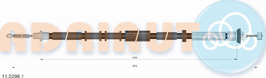 Adriauto 11.0298.1 - Kabel, dayanacaq əyləci furqanavto.az
