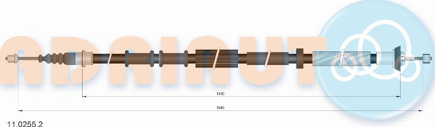 Adriauto 11.0255.2 - Kabel, dayanacaq əyləci furqanavto.az