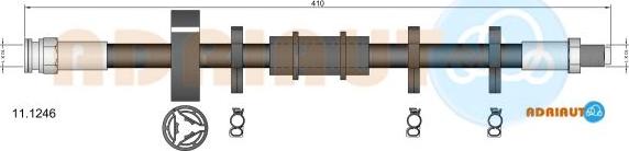 Adriauto 11.1246 - Əyləc şlanqı furqanavto.az