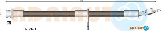Adriauto 11.1242.1 - Əyləc şlanqı furqanavto.az