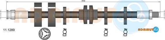 Adriauto 11.1289 - Əyləc şlanqı furqanavto.az