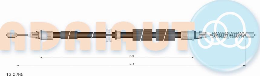 Adriauto 13.0285 - Kabel, dayanacaq əyləci furqanavto.az