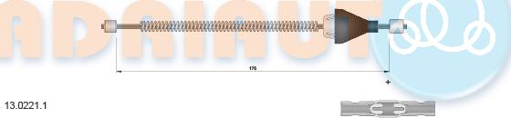 Adriauto 13.0221.1 - Kabel, dayanacaq əyləci furqanavto.az