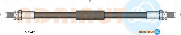 Adriauto 13.1247 - Əyləc şlanqı furqanavto.az