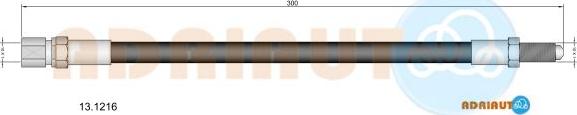 Adriauto 13.1216 - Əyləc şlanqı furqanavto.az