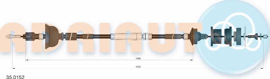 Adriauto 35.0152 - Debriyaj kabeli furqanavto.az