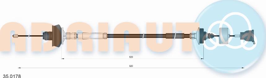 Adriauto 35.0178 - Debriyaj kabeli furqanavto.az