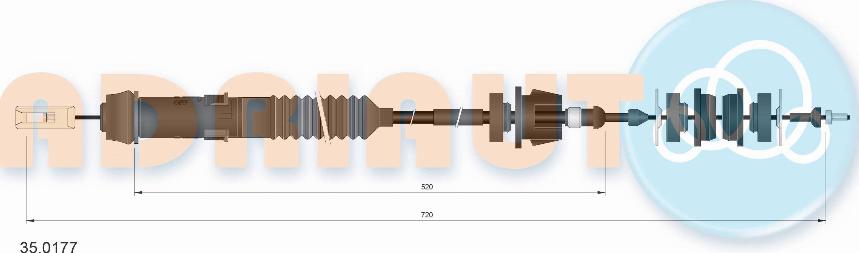Adriauto 35.0177 - Debriyaj kabeli furqanavto.az