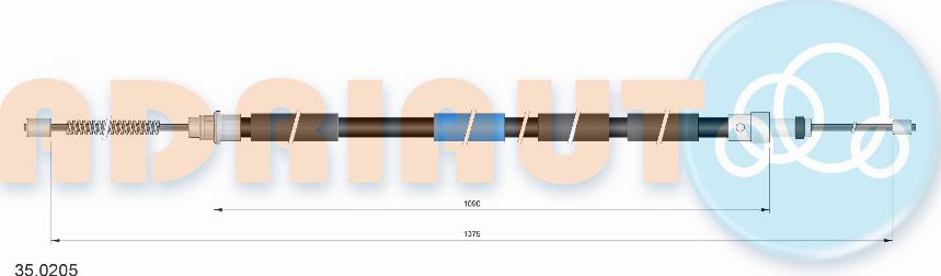 Adriauto 35.0205 - Kabel, dayanacaq əyləci furqanavto.az