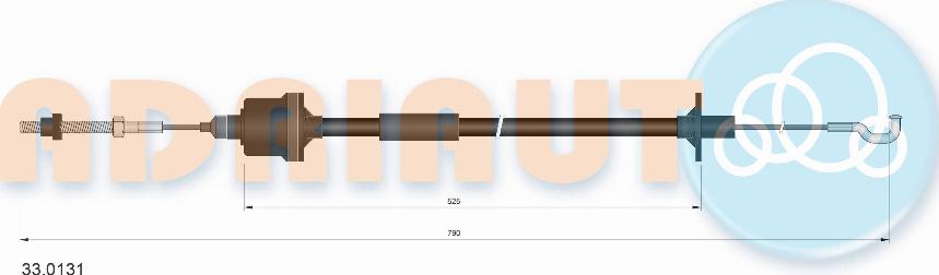Adriauto 33.0131 - Debriyaj kabeli furqanavto.az