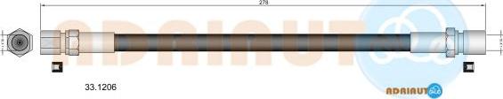 Adriauto 33.1206 - Əyləc şlanqı furqanavto.az