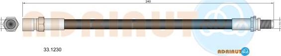 Adriauto 33.1230 - Əyləc şlanqı furqanavto.az
