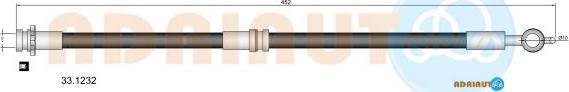 Adriauto 33.1232 - Əyləc şlanqı furqanavto.az