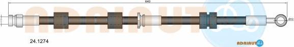 Adriauto 24.1274 - Əyləc şlanqı furqanavto.az