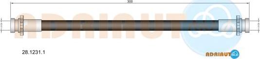 Adriauto 28.1231.1 - Əyləc şlanqı furqanavto.az