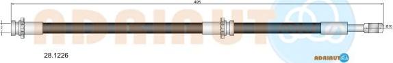 Adriauto 28.1226 - Əyləc şlanqı furqanavto.az