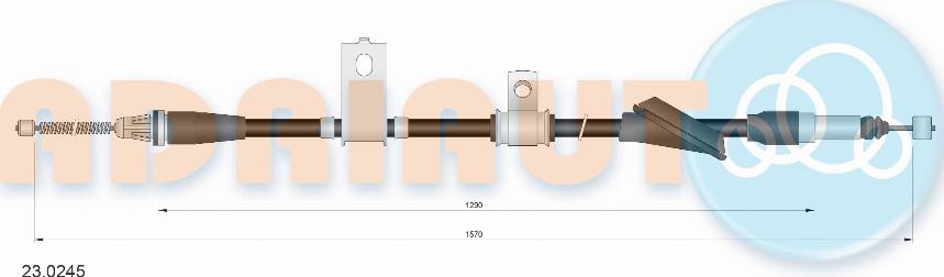 Adriauto 23.0245 - Kabel, dayanacaq əyləci furqanavto.az