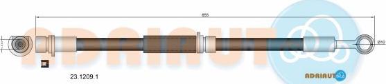 Adriauto 23.1209.1 - Əyləc şlanqı furqanavto.az