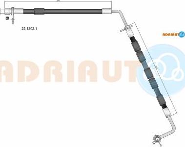 Adriauto 22.1202.1 - Əyləc şlanqı furqanavto.az