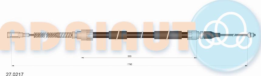 Adriauto 27.0217 - Kabel, dayanacaq əyləci furqanavto.az