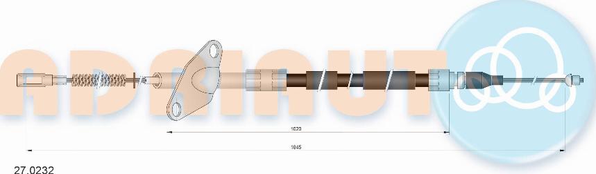 Adriauto 27.0232 - Kabel, dayanacaq əyləci furqanavto.az