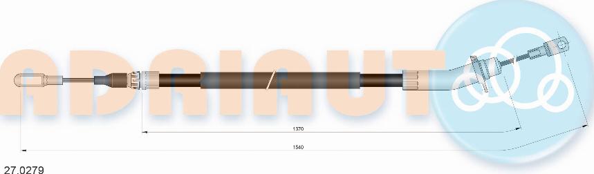 Adriauto 27.0279 - Kabel, dayanacaq əyləci furqanavto.az